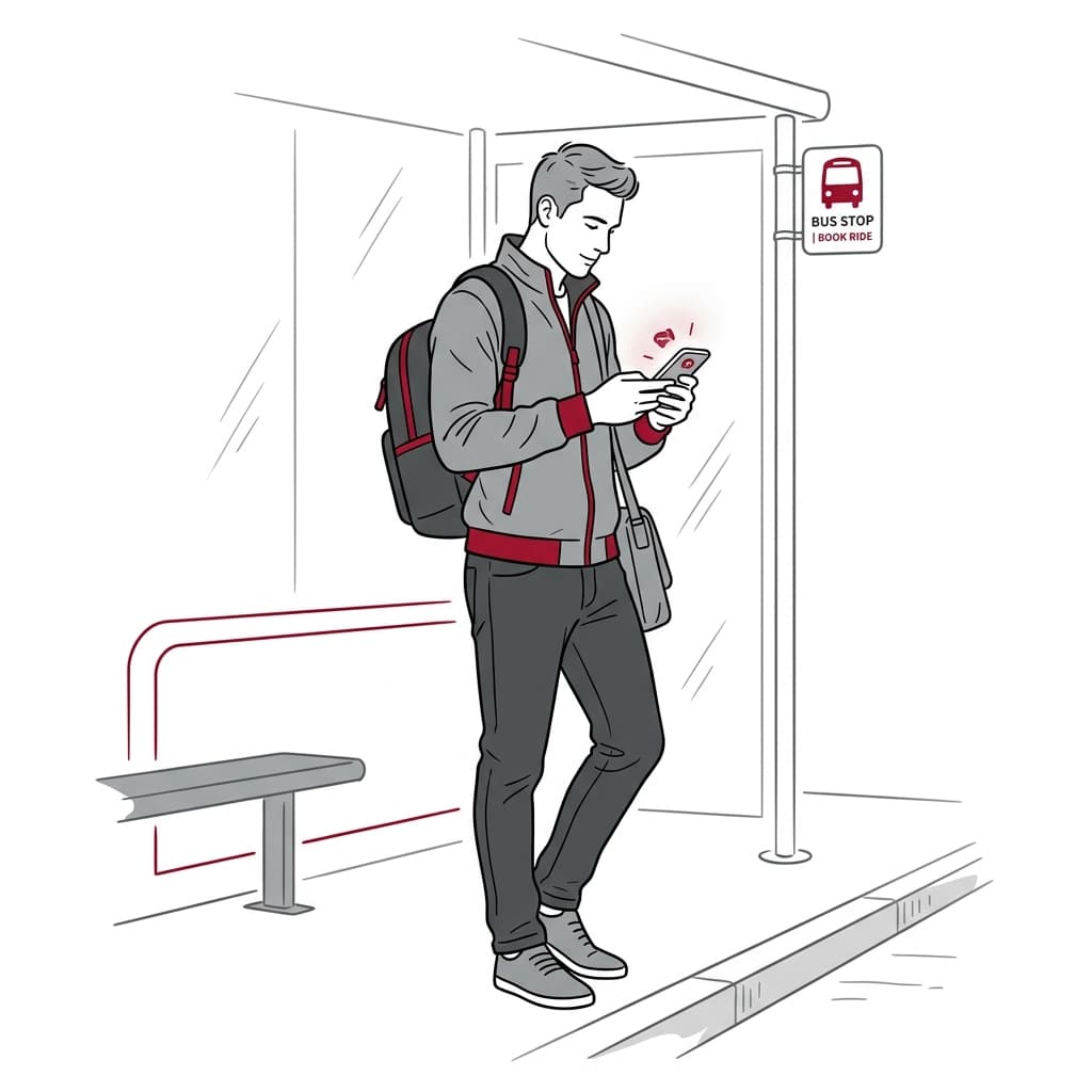 Passenger waitlist illustration